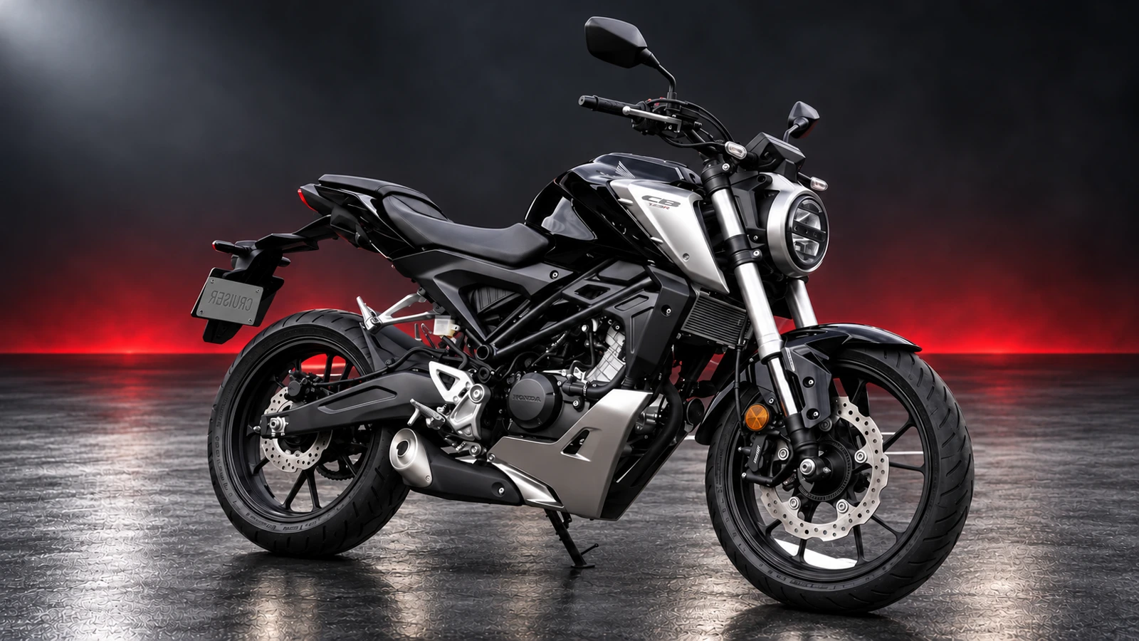Honda CB125R – das Motorrad vollständig im Bild